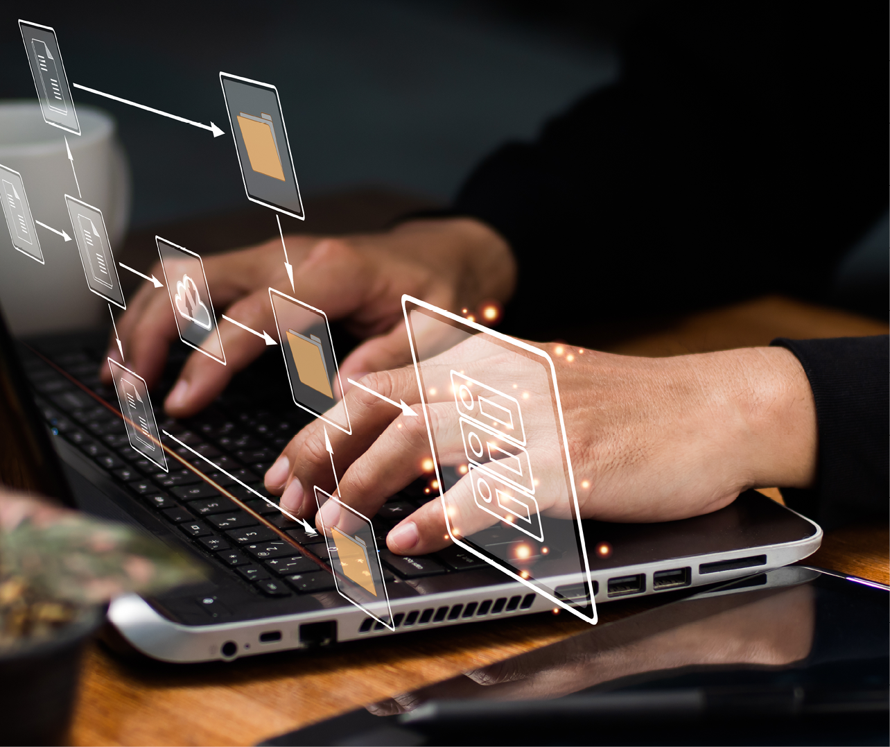 A member using the syndication platform